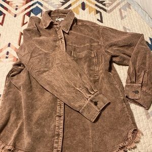 La Miel corduroy shacket